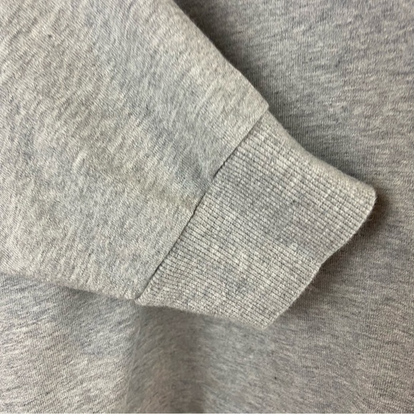 Adidas Lightweight Gray Hoodie with Black Logo Men’s Size Large Like New - Picture 7 of 8